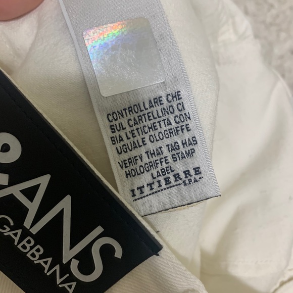 Dolce & Gabbana White High Waisted Mom Jeans - Picture 9 of 9